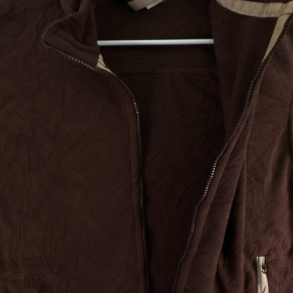 Patagonia Synchilla Large Brown Fleece Full Zip Jacket Adult Outdoors Soft - Picture 13 of 14